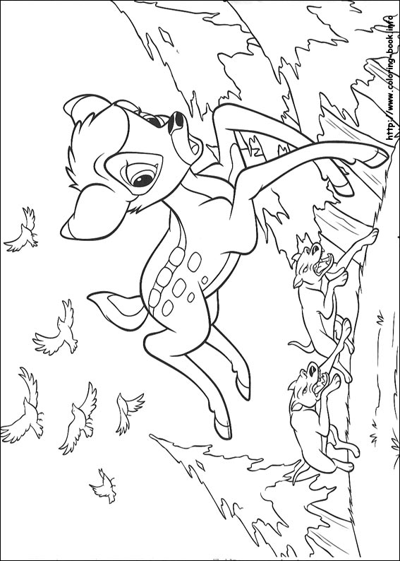 Bambi 2 coloring picture